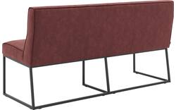 Goossens excellent eetkamerbank tom rood micro leer - 8213178-03