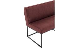 Goossens excellent eetkamerbank tom rood micro leer - 8213178-01