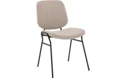 Goossens eetkamerstoel hjalmar beige stof - 8213331-01