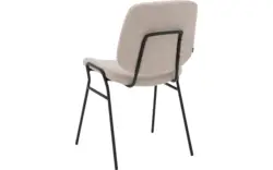 Goossens eetkamerstoel hjalmar beige stof - 8213331-01