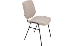 Goossens eetkamerstoel hjalmar beige stof - 8213331-01