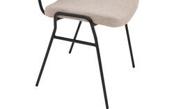 Goossens eetkamerstoel hjalmar beige stof - 8213331-01