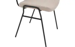 Goossens eetkamerstoel hjalmar beige stof - 8213331-01
