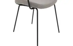 Goossens eetkamerstoel hjalmar grijs stof - 8213333-01