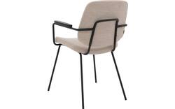 Goossens eetkamerstoel hjalmar beige stof - 8213334-01 2