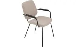 Goossens eetkamerstoel hjalmar beige stof - 8213334-01 2