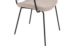 Goossens eetkamerstoel hjalmar beige stof - 8213334-01 2