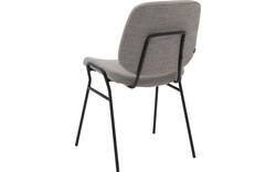 Goossens eetkamerstoel hjalmar grijs stof - 8213336-02