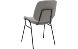 Goossens eetkamerstoel hjalmar grijs stof - 8213336-01