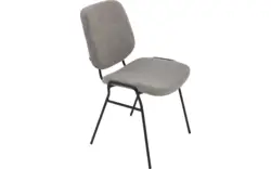 Goossens eetkamerstoel hjalmar grijs stof - 8213336-01