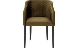 Goossens eetkamerstoel peda groen stof - 8213351-02