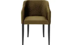 Goossens eetkamerstoel peda groen stof - 8213351-02