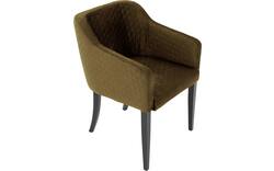 Goossens eetkamerstoel peda groen stof - 8213351-02
