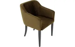 Goossens eetkamerstoel peda groen stof - 8213351-02