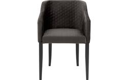 Goossens eetkamerstoel peda grijs stof - 8213352-02