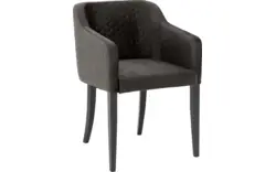 Goossens eetkamerstoel peda grijs stof - 8213352-02