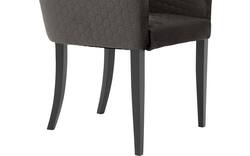Goossens eetkamerstoel peda grijs stof - 8213352-02