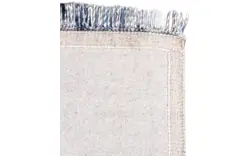 Goossens eco vloerkleed paum blauw wol - 8213379-02