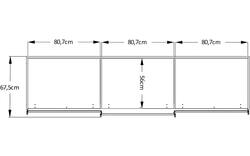 Goossens kledingkast big choice type 01 163 wit hoogwaardig meubelplaat - 8213452-01