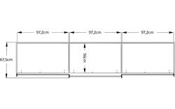 Goossens kledingkast big choice type 41 163 wit hoogwaardig meubelplaat - 8213463-01