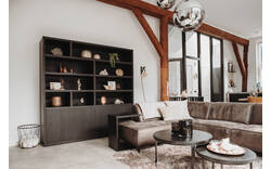 Goossens buffetkast barcelona zwart eiken - 8171447-01