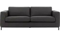 Goossens zitbank maxima grijs micro leer - 8213493-01