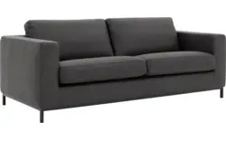 Goossens zitbank maxima grijs micro leer - 8213493-01
