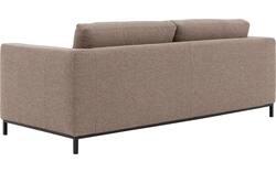 Goossens zitbank maxima bruin stof - 8213495-01