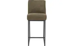 Goossens excellent barstoel tom groen leer - 8215129-01