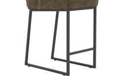 Goossens excellent barstoel tom groen leer - 8215129-01