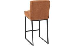 Goossens excellent barstoel tom bruin leer - 8215130-02