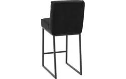 Goossens excellent barstoel tom zwart leer - 8215131-01