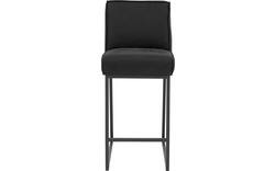 Goossens excellent barstoel tom zwart leer - 8215131-01