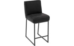Goossens excellent barstoel tom zwart leer - 8215131-01