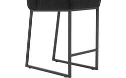 Goossens excellent barstoel tom zwart leer - 8215131-01