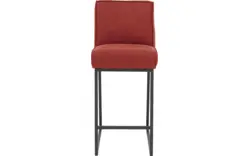 Goossens excellent barstoel tom rood leer - 8215132-01