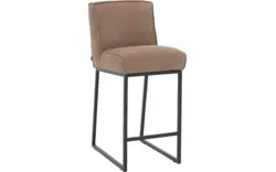 Goossens excellent barstoel tom bruin leer - 8215135-01