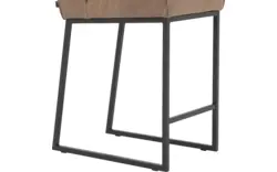 Goossens excellent barstoel tom bruin leer - 8215135-01