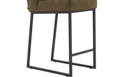 Goossens excellent barstoel tom groen micro leer - 8215138-01