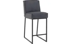 Goossens excellent barstoel tom blauw micro leer - 8215139-01