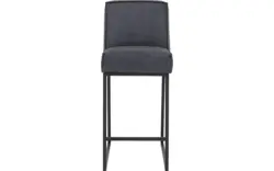 Goossens excellent barstoel tom blauw micro leer - 8215139-01