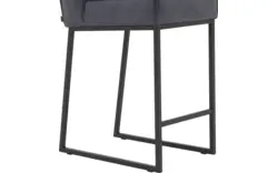 Goossens excellent barstoel tom blauw micro leer - 8215139-01