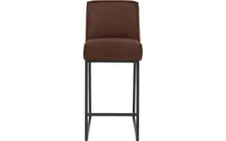 Goossens excellent barstoel tom bruin micro leer - 8215140-01