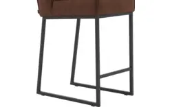 Goossens excellent barstoel tom bruin micro leer - 8215140-01
