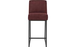 Goossens excellent barstoel tom rood micro leer - 8215141-01