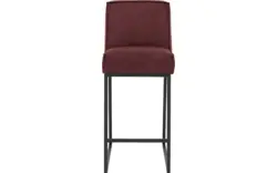 Goossens excellent barstoel tom rood micro leer - 8215141-01