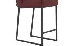 Goossens excellent barstoel tom rood micro leer - 8215141-01