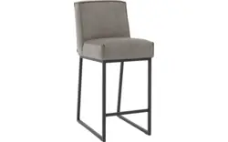 Goossens excellent barstoel tom grijs micro leer - 8215142-01