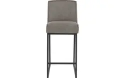 Goossens excellent barstoel tom grijs micro leer - 8215142-01