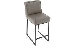 Goossens excellent barstoel tom grijs micro leer - 8215142-01